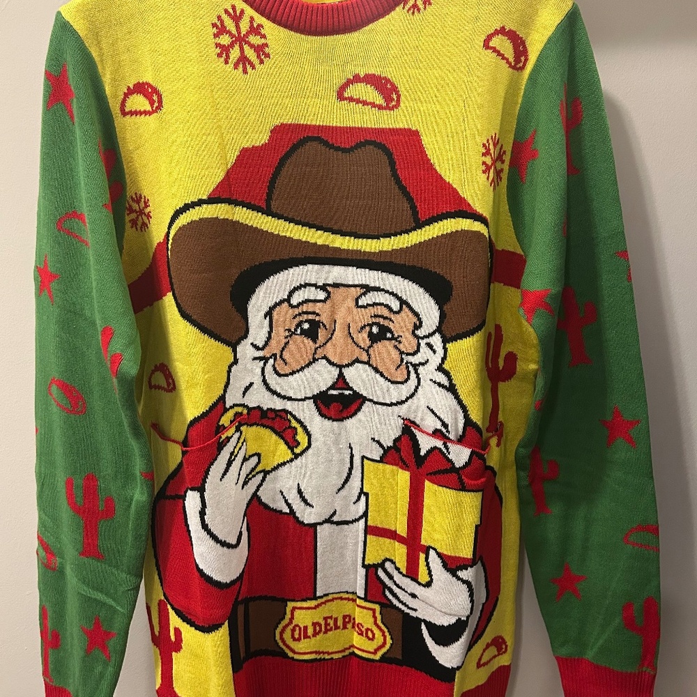New Year's men's sweater